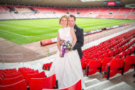 Stadium of light wedding photographer